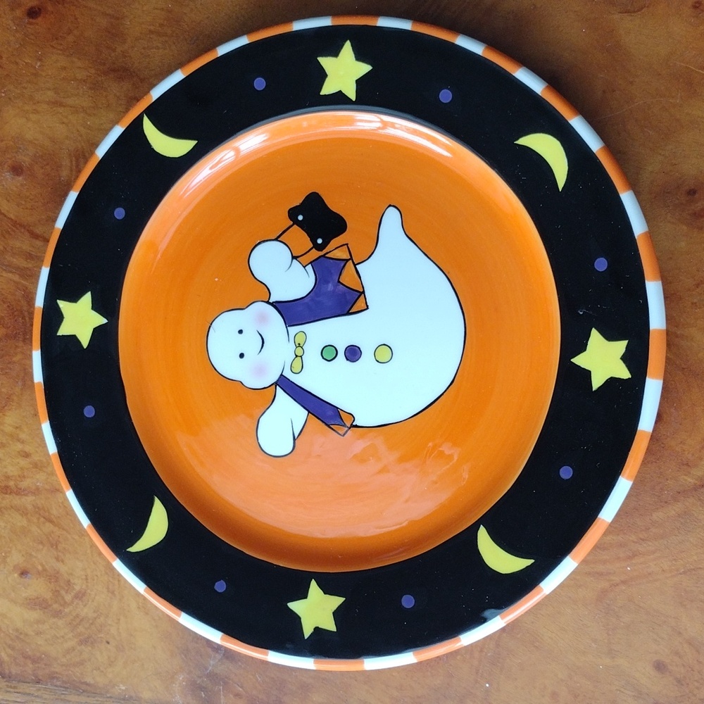Halloween dessert plate